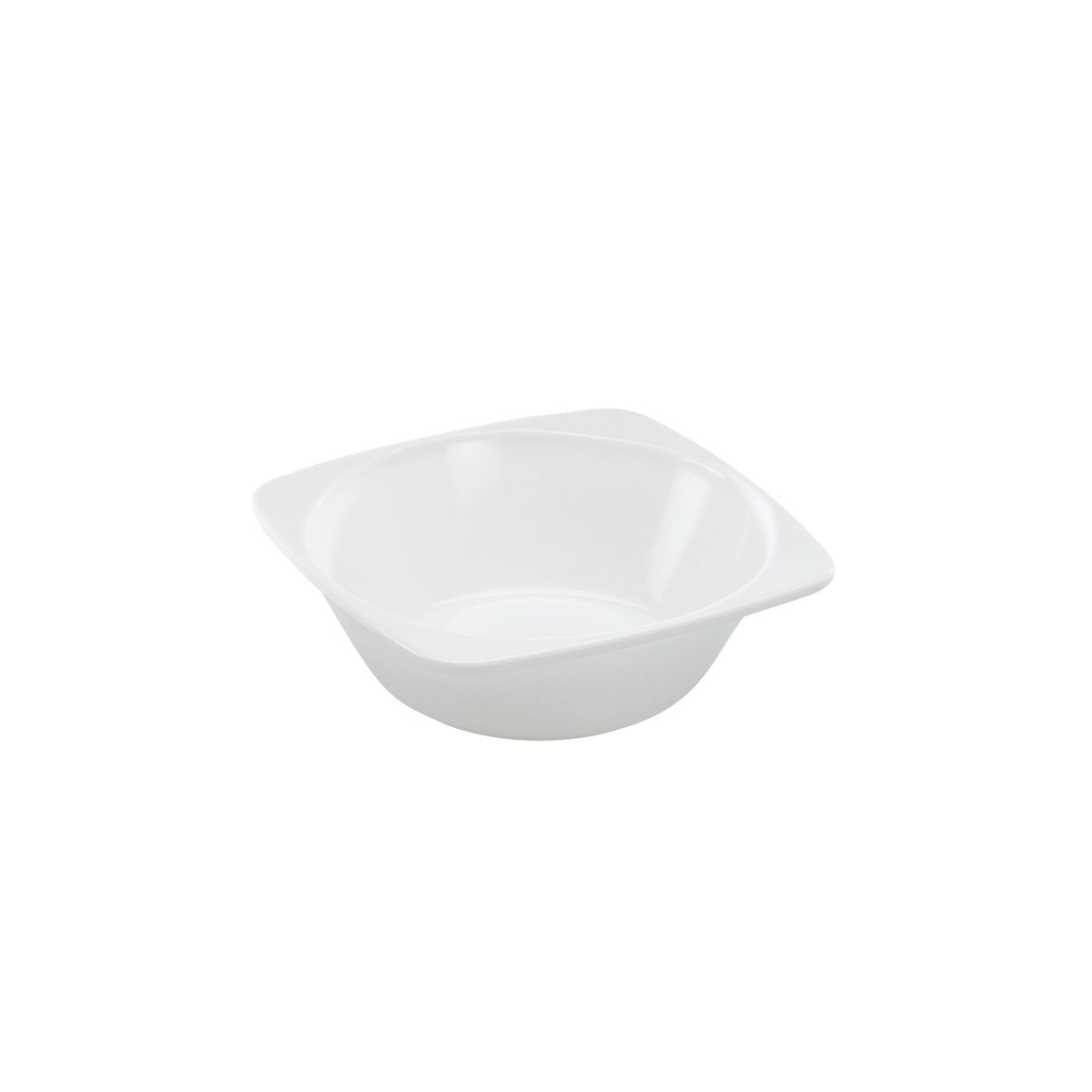 WACA Snackschale, weiß Melamin 12.2x12.2x4 cm (LxBxH); weiß; oval; 5 Stück / Pack