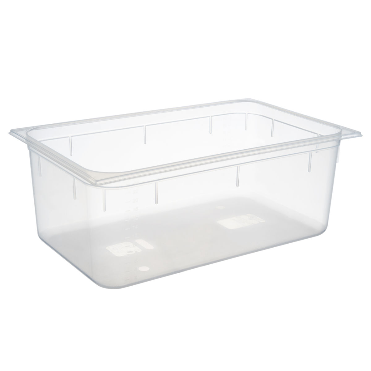 APS GN 1/1 Behälter, Polypropylen; GN 1/1, 26000 ml, 53x32.5x20 cm (LxBxT); transparent