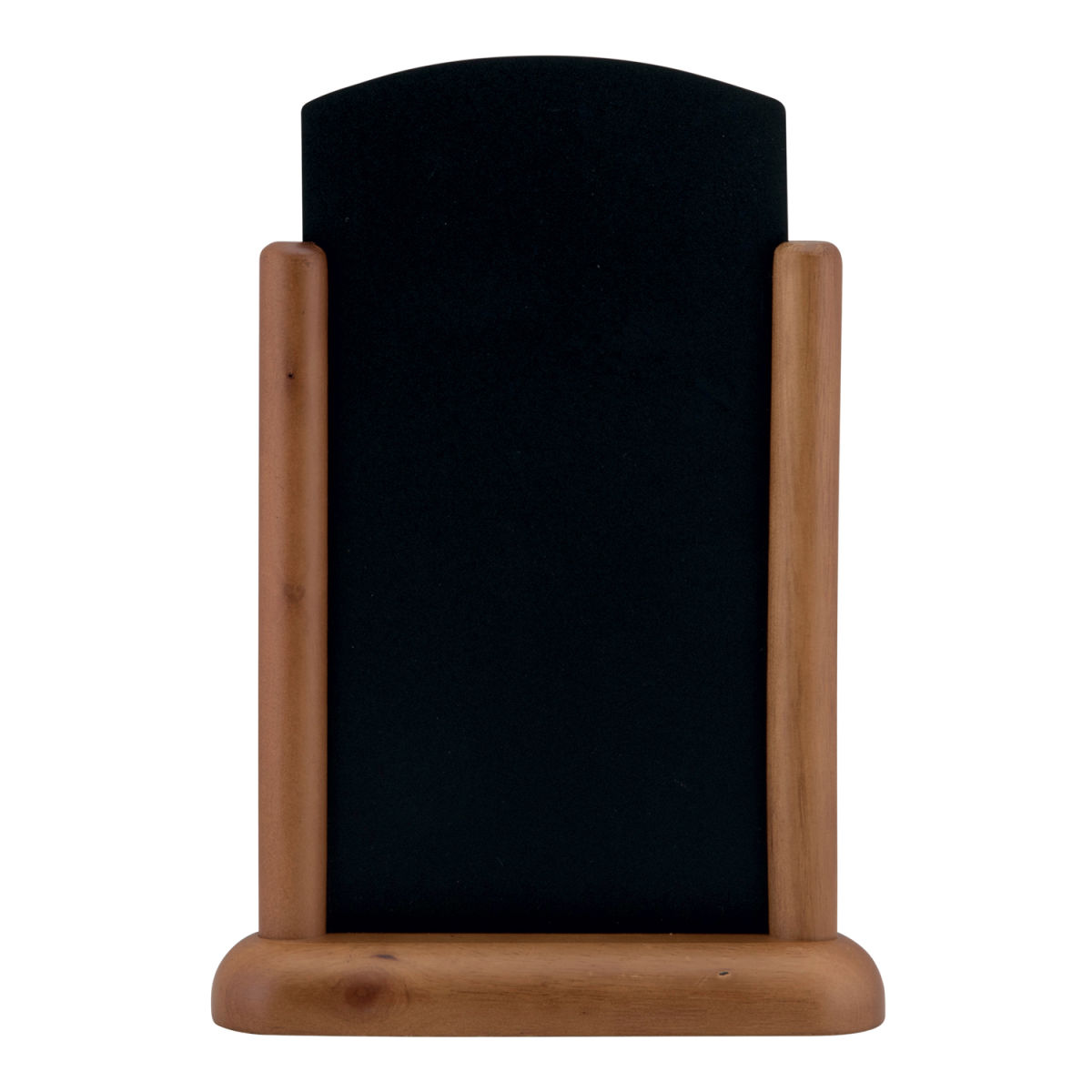 Lavagna da tavolo Top - Legno finitura marrone scuro laccata Securit; 19.5x23 cm (LxH); marrone