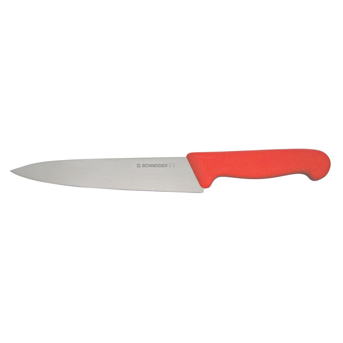 Coltello da cucina Schneider; lunghezza lama 18 cm; rosso