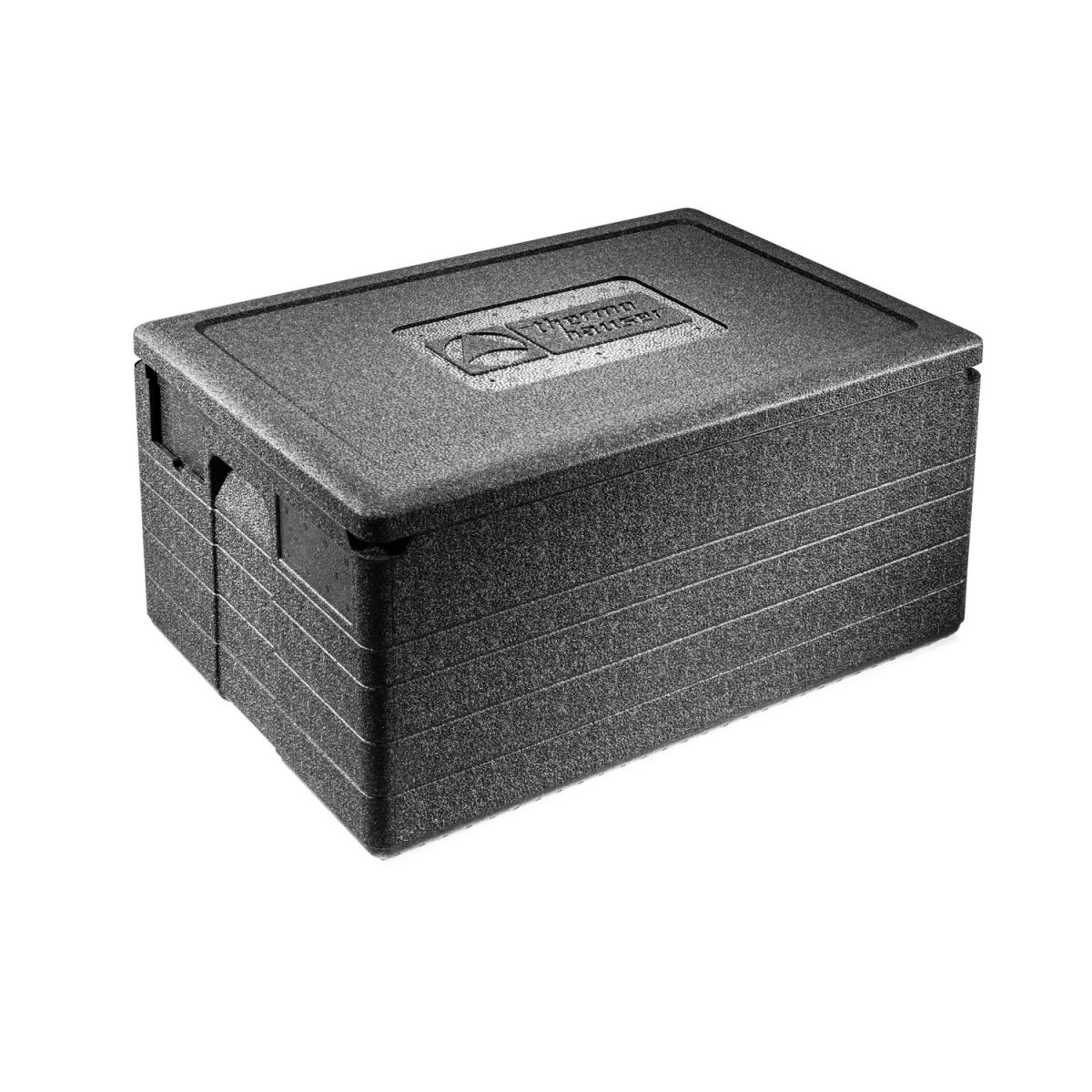 thermohauser EPP-Thermobox GN 1/1 Gastrostar inklusive Deckel - 5-farbiges Einsteckkartenset GN 1/1, 50 l, 60x40x33 cm (LxBxH); schwarz