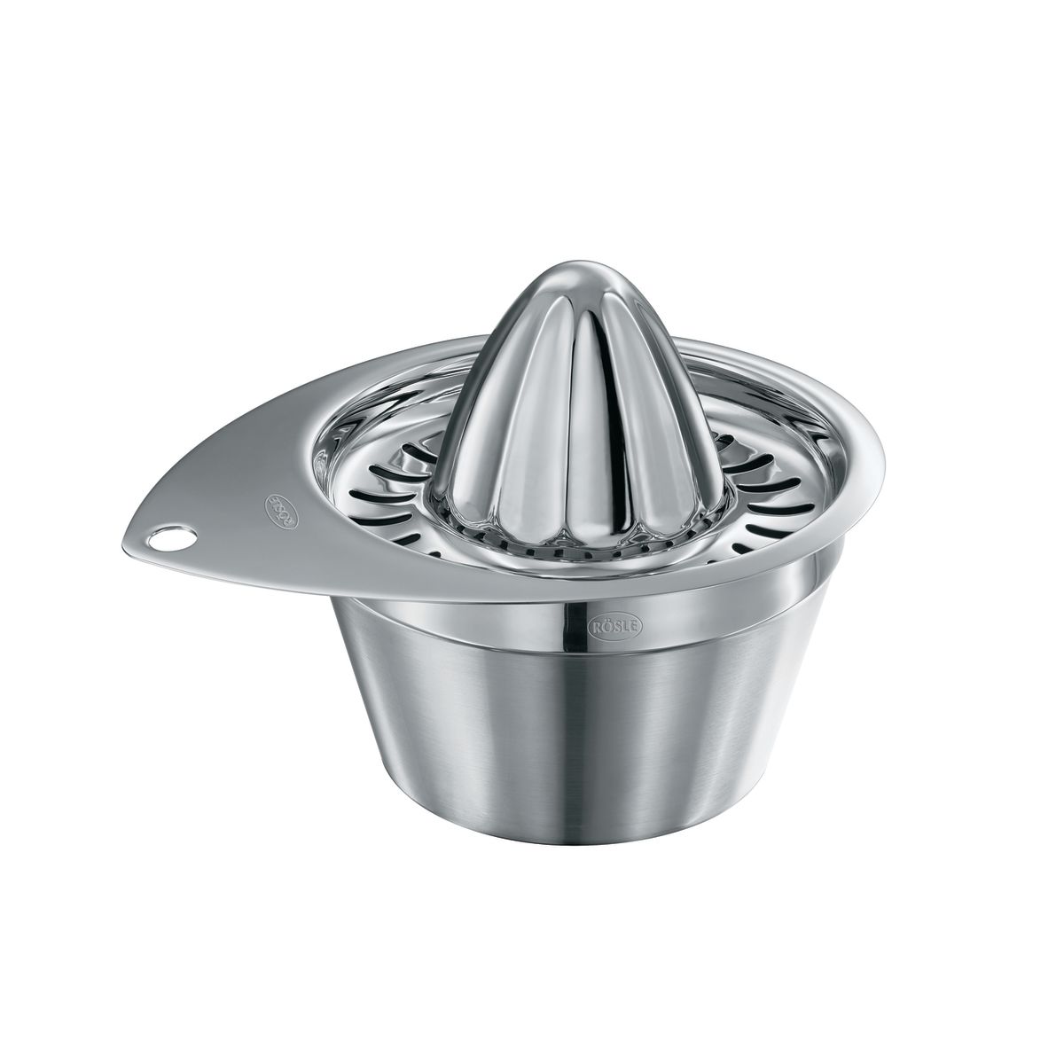 RÖSLE Zitronenpresse 0.005 l, 18x14x13 cm (LxBxH); silber