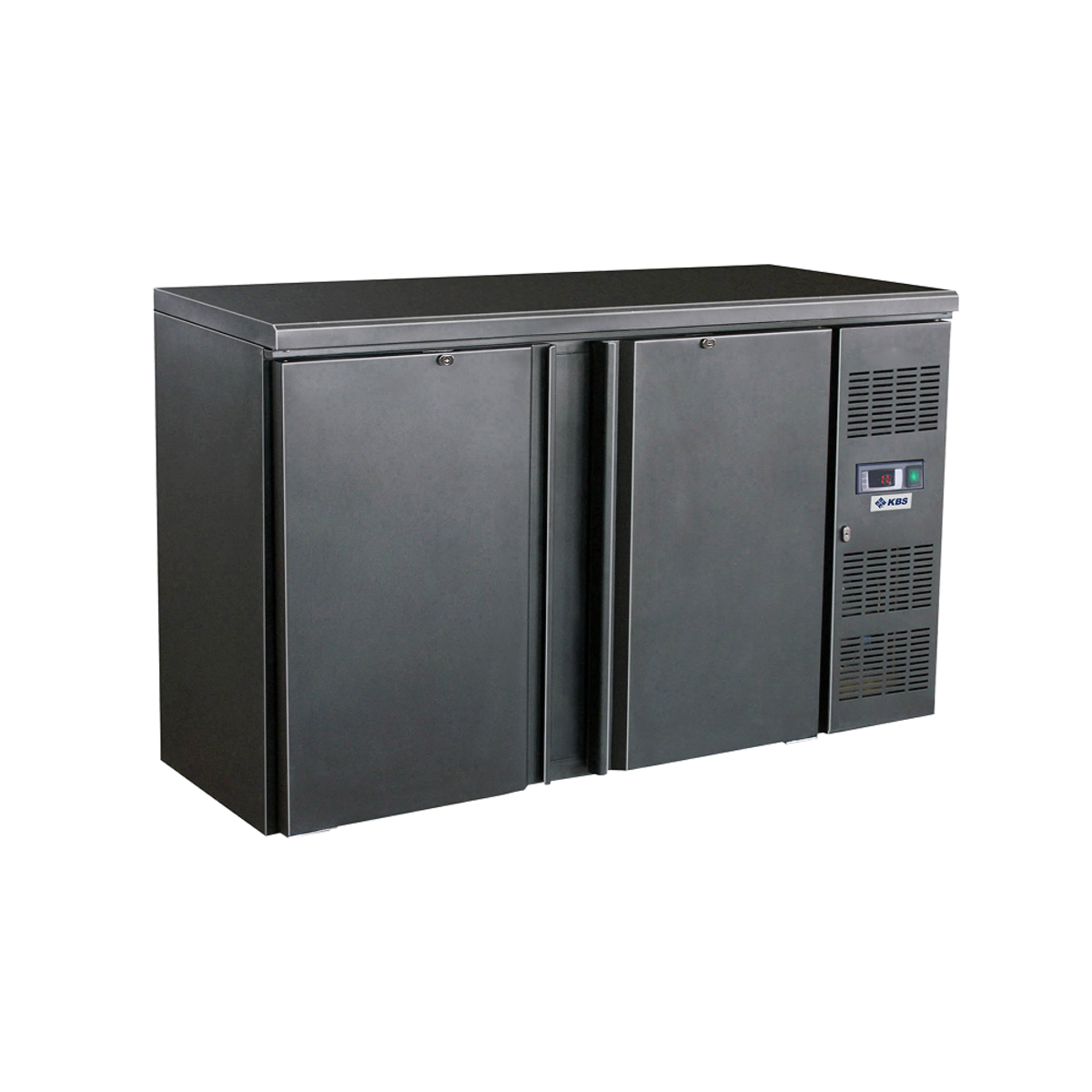 KBS Backbar BB 150 mit Volltüren 226 l, 146.2x86x51.3 cm (BxHxT); schwarz
