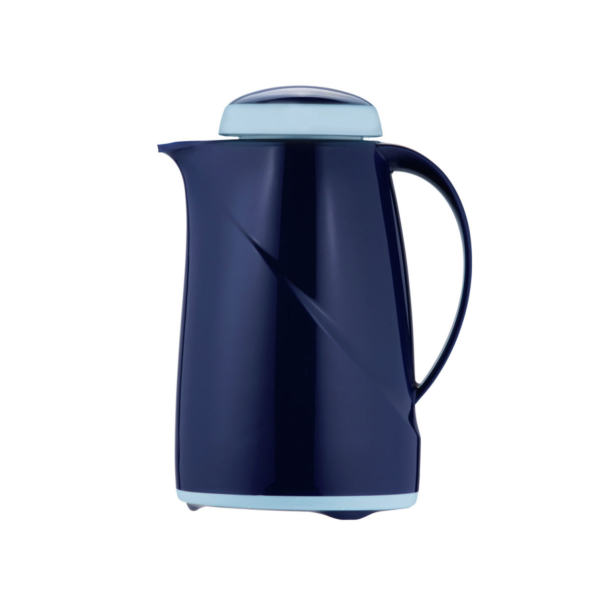 helios Isolierkanne Wave 0.6 l, 12.8x22.3 cm (ØxH); blau; rund