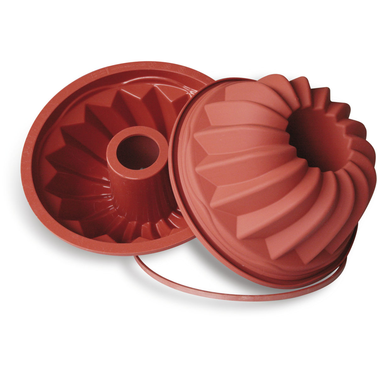Schneider Silikonbackform 20x9 cm (ØxH); rot; rund