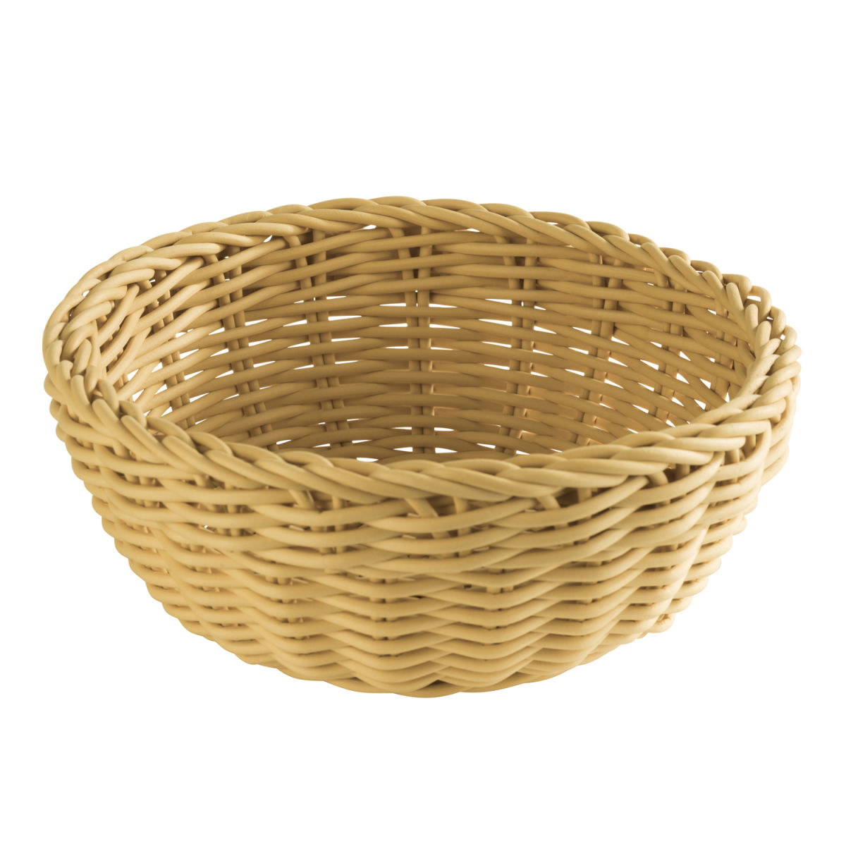 APS Korb PROFI LINE, Polypropylen, rund 20x20x20x8 cm (LxBxØxH); natur; rund