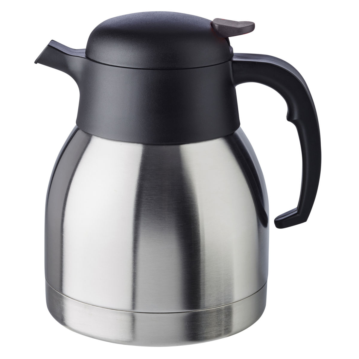 APS Isolierkanne ESSENTIAL, Edelstahl; 1000 ml, 14x19 cm (ØxH); schwarz/edelstahl