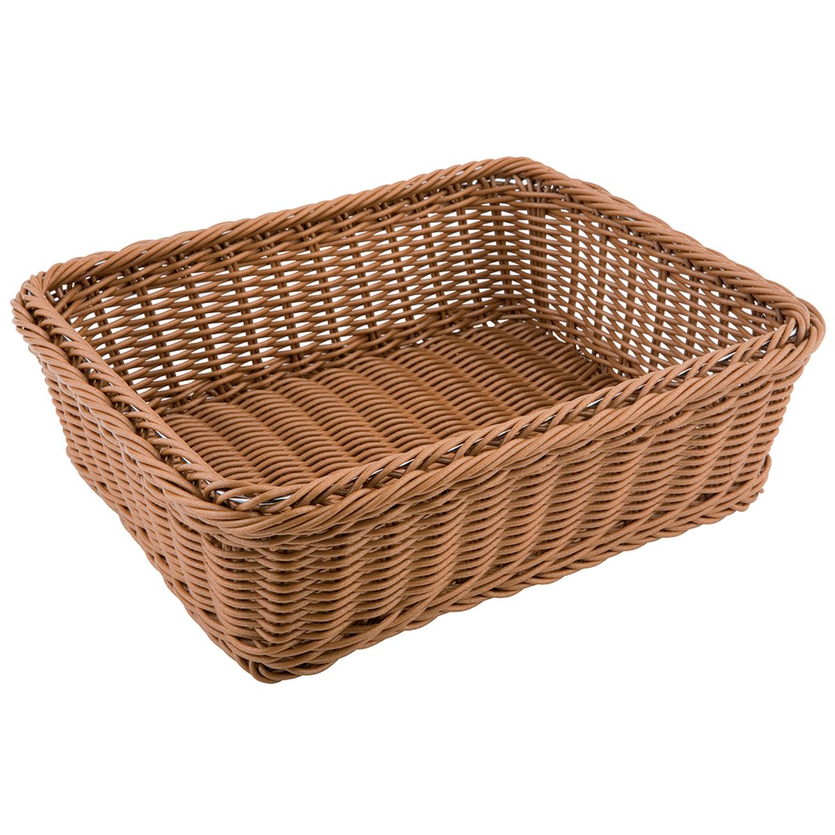 APS Buffetmand BASIC; 33.5x28x10.5 cm (LxBxH); lichtbruin; rechthoekig