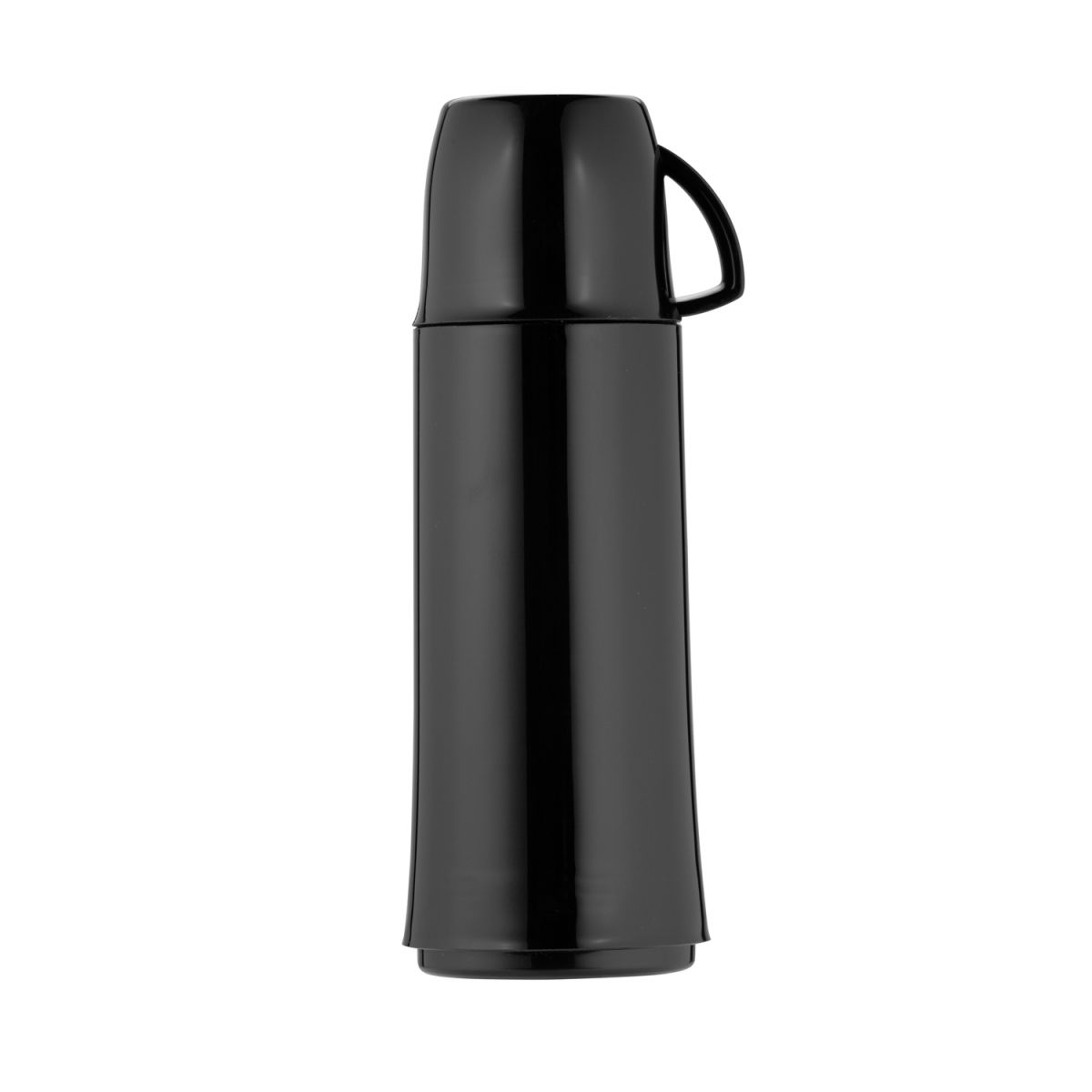 helios Isolierflasche 0.5l 0.5 l, 25.4 cm (H); schwarz