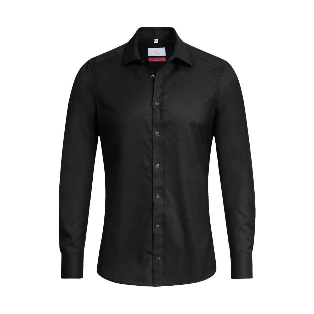 GREIFF Herren-Hemd 1/1 SF Modern 37.5 Kleidergröße 43/44; schwarz