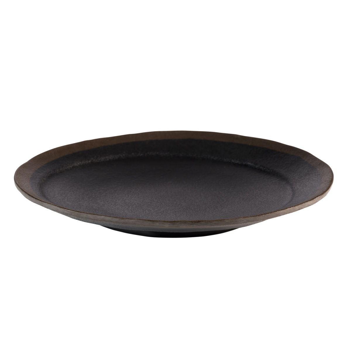 APS Teller MARONE, Melamin 20.5x20.5x20.5x2.5 cm (LxBxØxH); schwarz/braun; rund