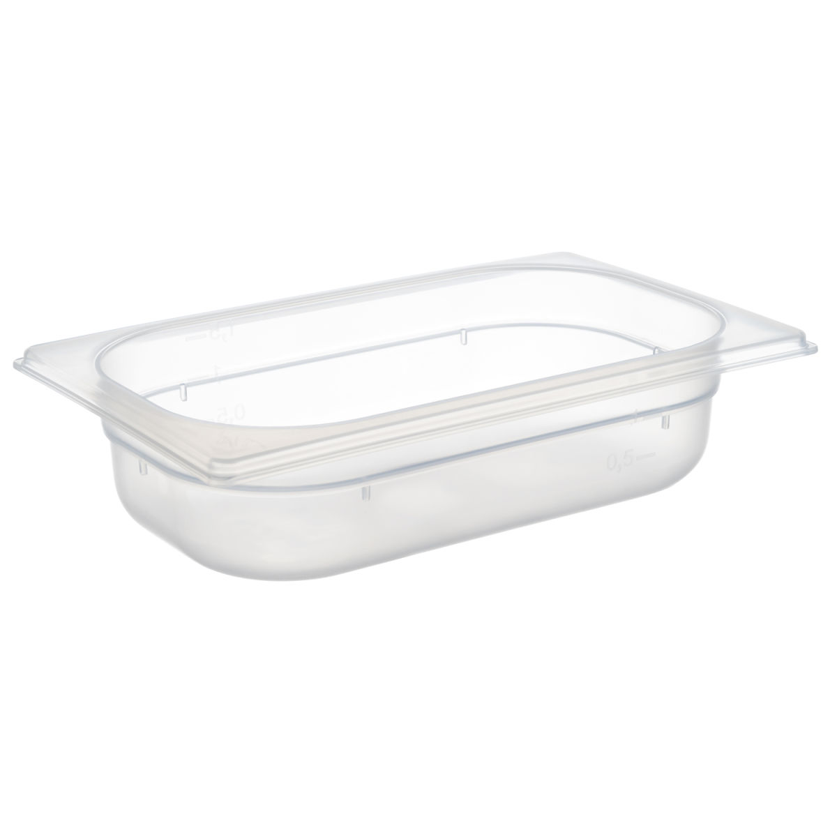 APS GN 1/4 Behälter, Polypropylen GN 1/4, 1.7 l, 26.5x16.2x6.5 cm (LxBxT); transparent