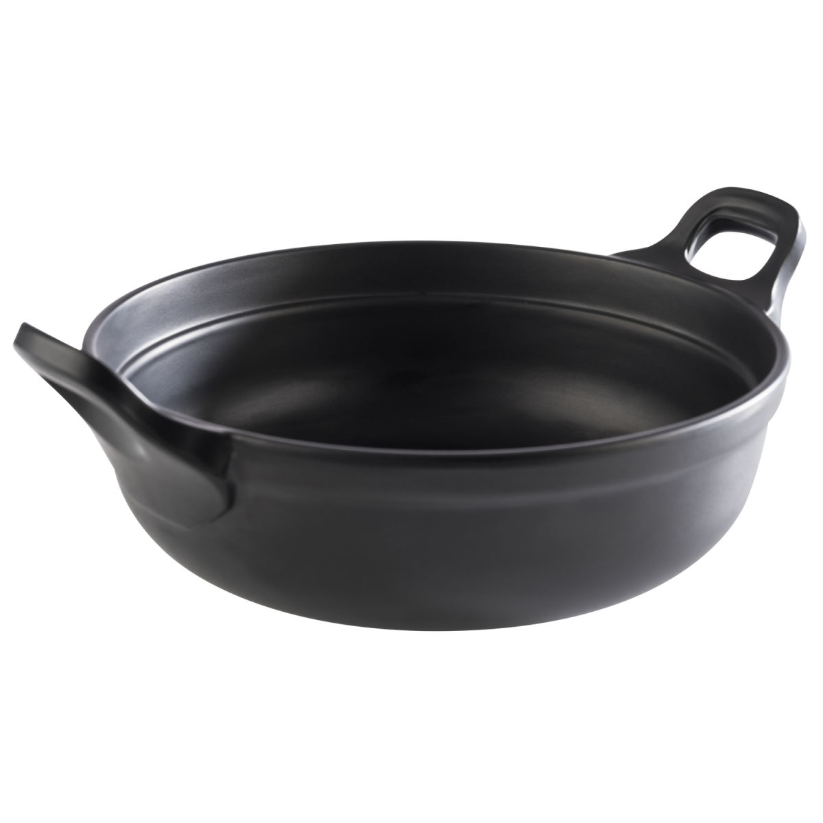APS Schale PADELLA, Melamin; 1500 ml, 21x21x21x9 cm (LxBxØxH); schwarz; rund