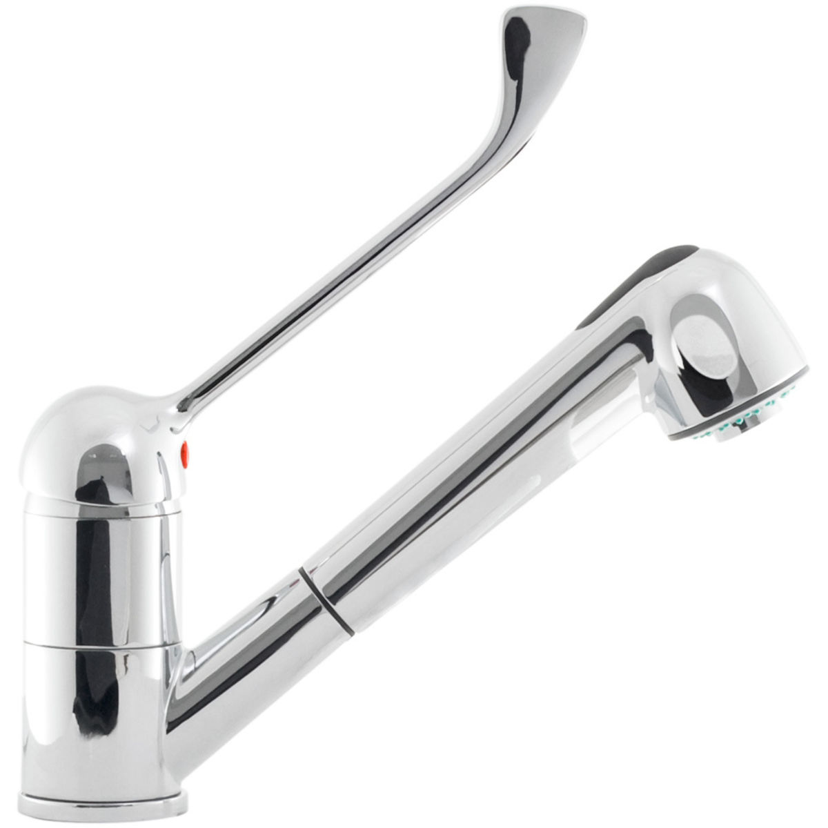 Rubinetto con miscelatore, installazione monoforo, miscelatore monocomando Stalgast; argento