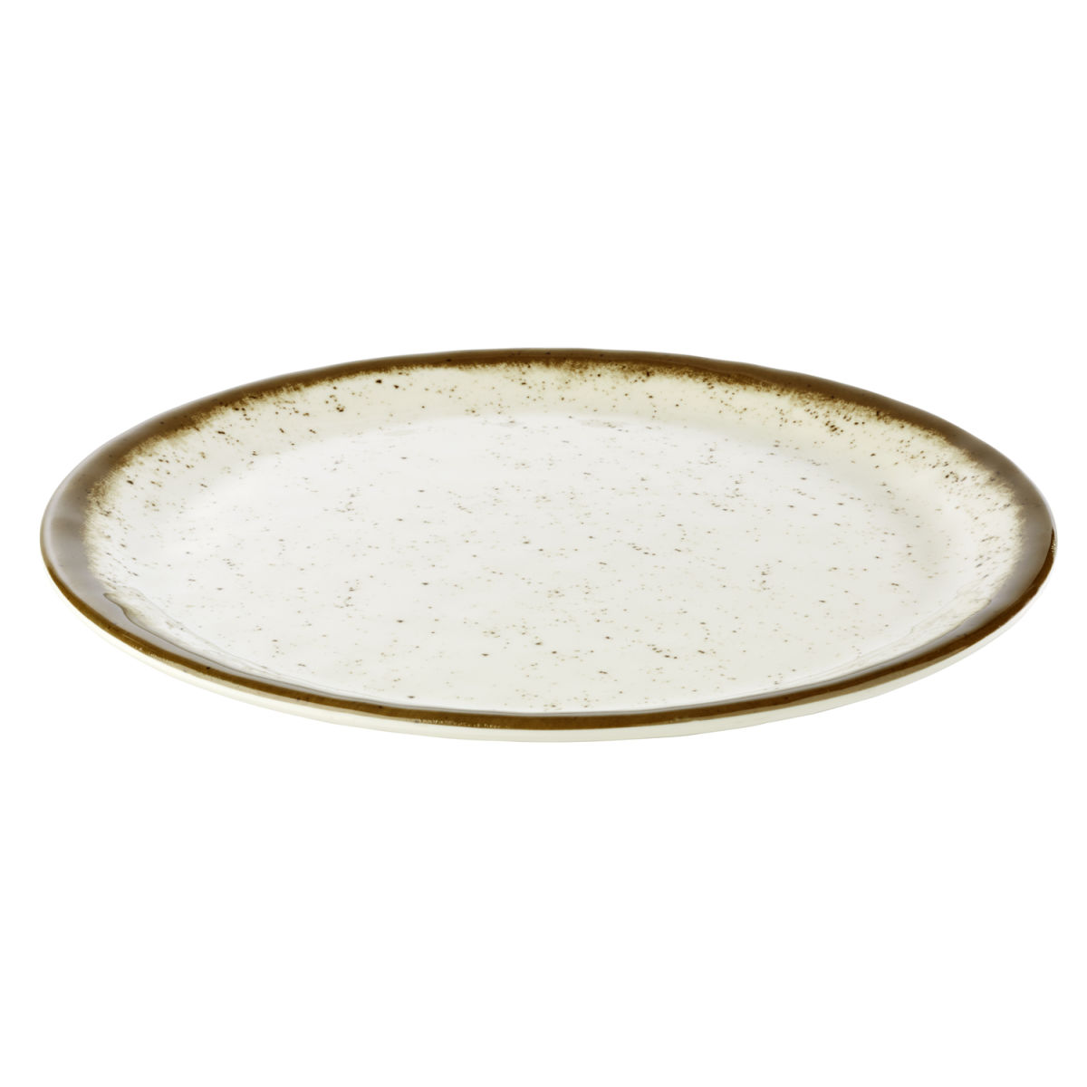 APS Teller STONE ART, Melamin, rund 30x30x30x2 cm (LxBxØxH); weiß; rund