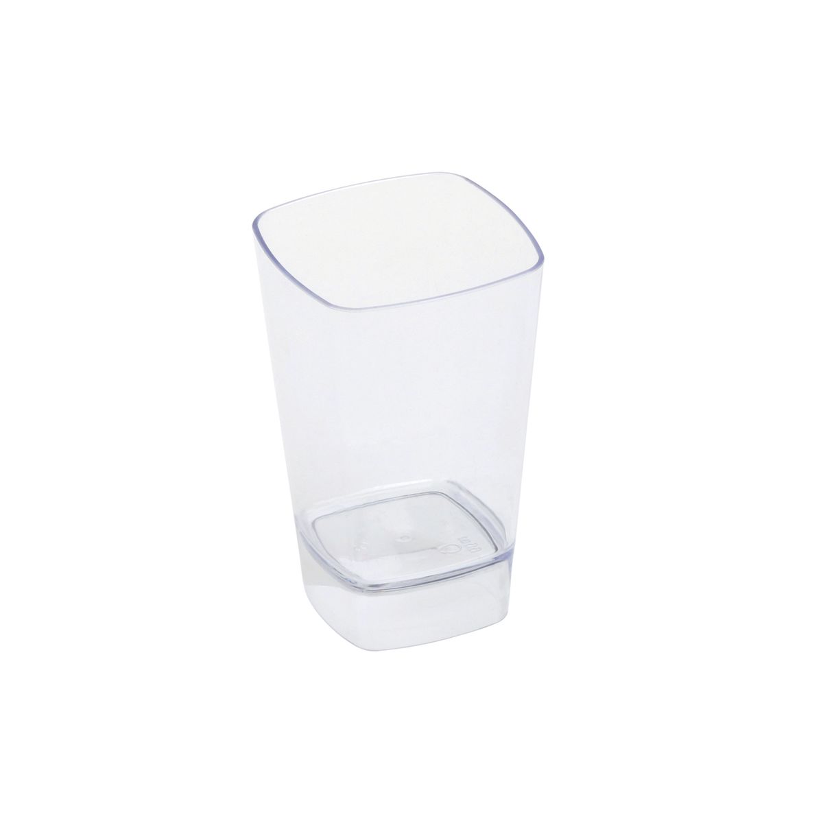 designline Becher Square PS transparent 75 ml, 7.2 cm (H); transparent; 1008 Stück / Pack