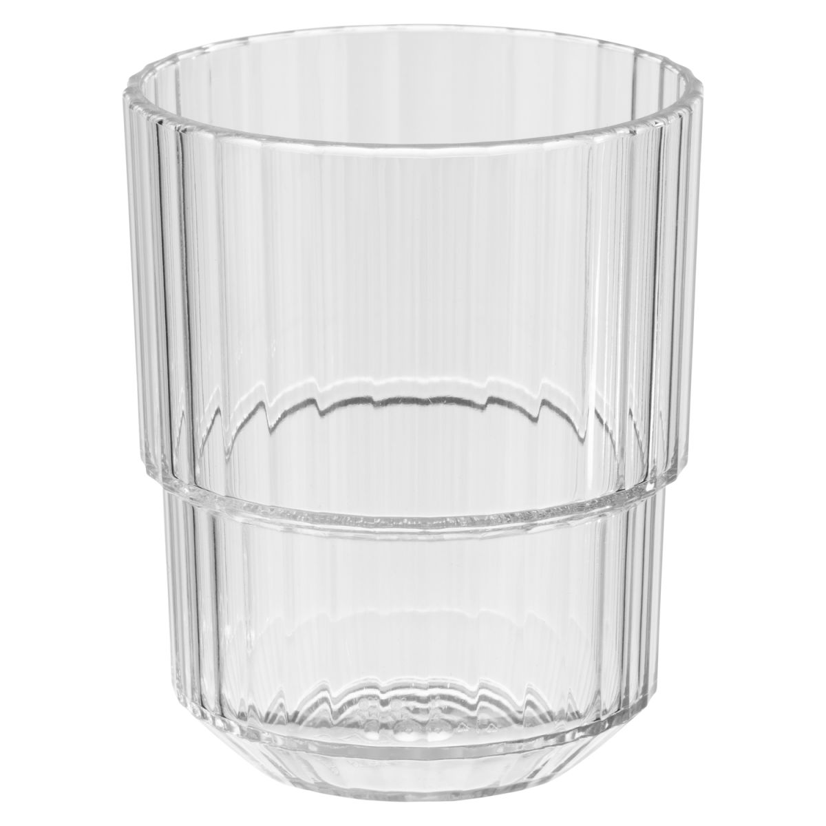 APS Trinkbecher LINEA, Tritan 150 ml, 6.5x6.5x8 cm (LxBxH); transparent; quadratisch; 48 Stück / Pack