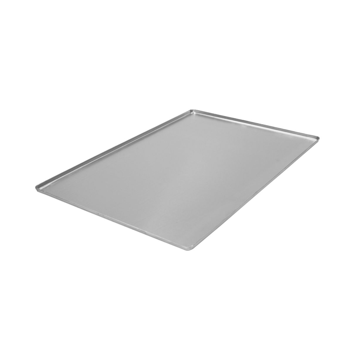 Ripiano espositivo in alluminio tinto Schneider; 60x40x1 cm (LxLxH); argento; rettangolare