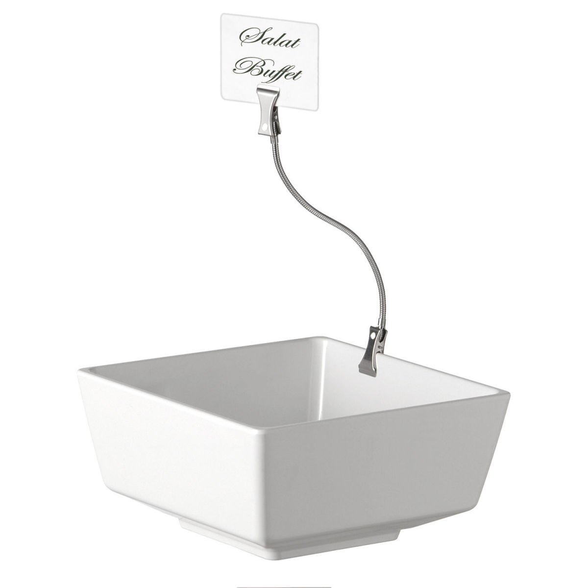 APS Schilderhalter FLEXIBEL, Metall 12x1.6x1 cm (LxBxH); silber