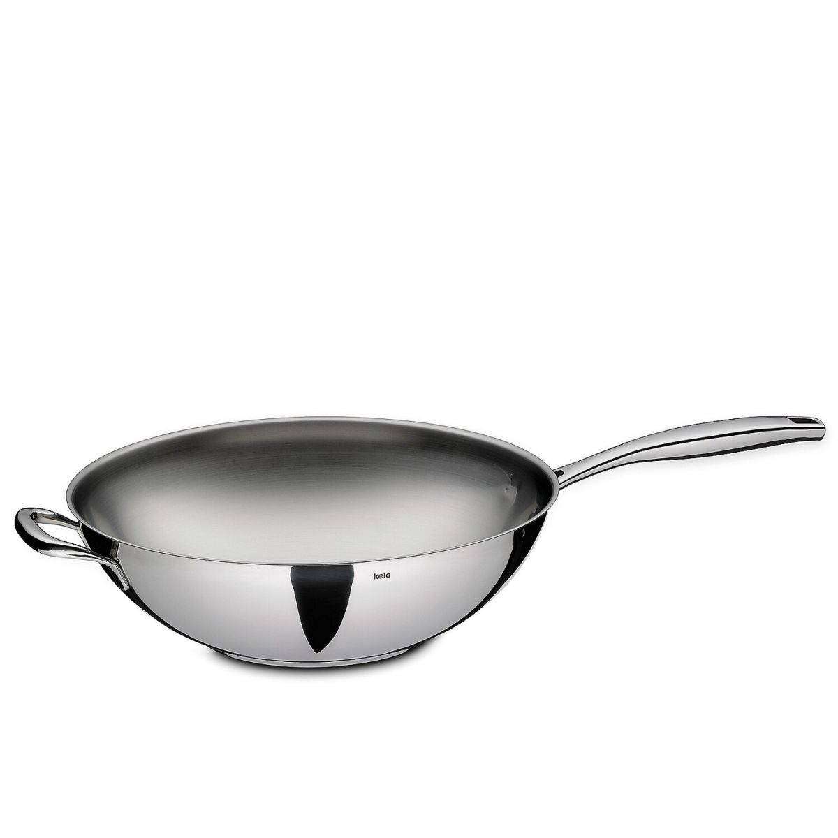 kela Wok Flavoria Edelstahl 18/10 5 l, 32x9.5 cm (ØxH); silber; rund