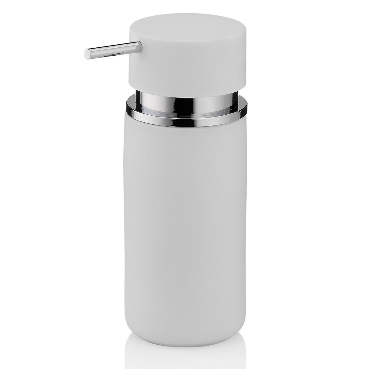 Dispenser per sapone Per in ceramica kela; 16.5 cm (H); bianco; rotonda