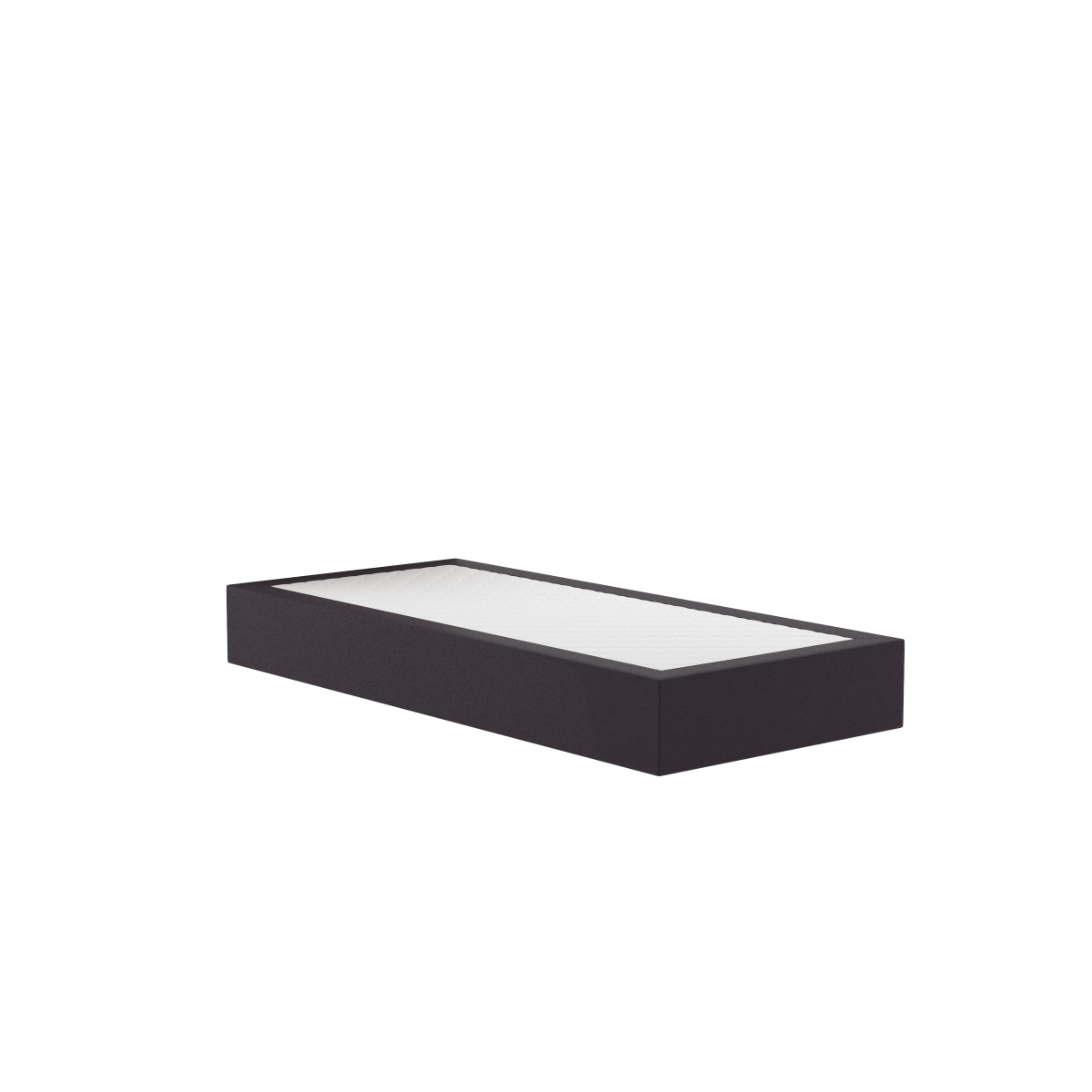 FBF bed&more Boxspringbett, Mistral mit Alba 90x200 cm (BxL); anthrazit