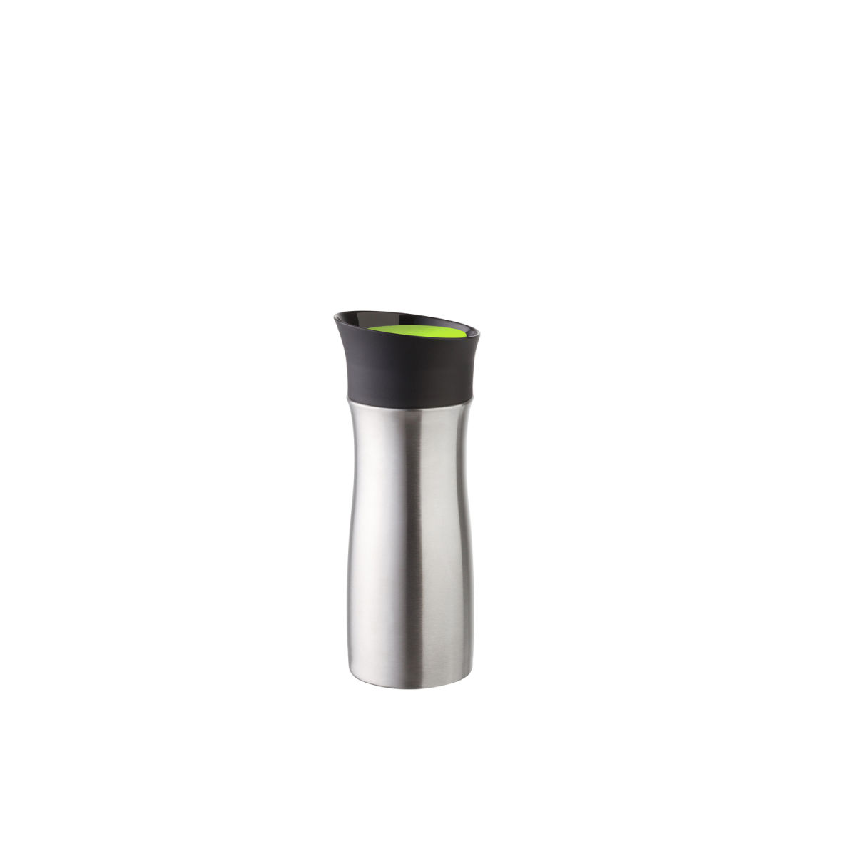 helios To-Go-Becher Click´N´Drink 300 ml, 6.9x18.9 cm (ØxH); kiwi/edelstahl
