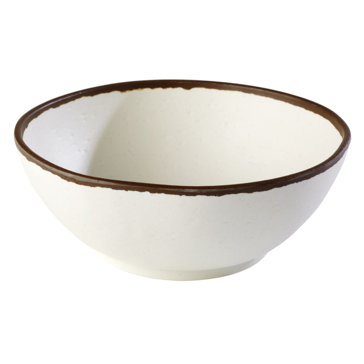 APS Schale CROCKER, Melamin 1450 ml, 21x21x21x8 cm (LxBxØxH); beige/braun; rund