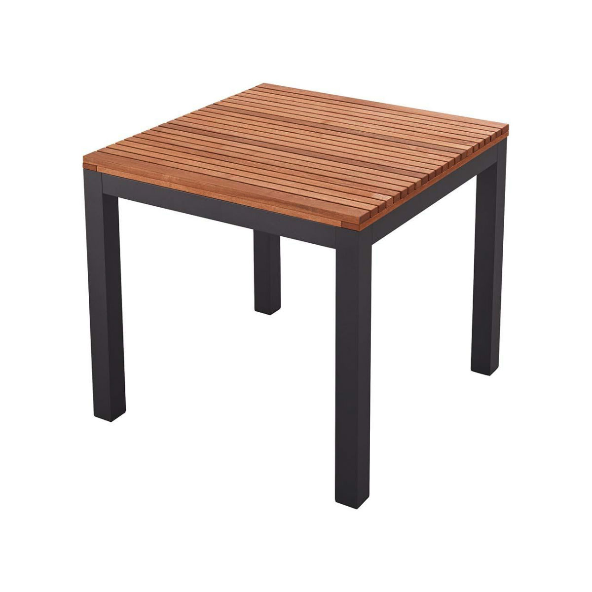 Rondo Gartentisch 'Sassa' 80x77 cm (BxH); natur/anthrazit