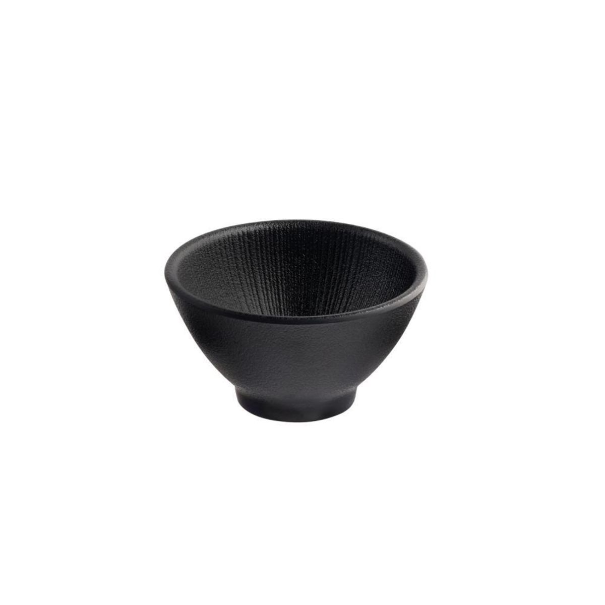 APS Schale NERO, Melamin; 150 ml, 10x10x5.5 cm (LxBxH); schwarz