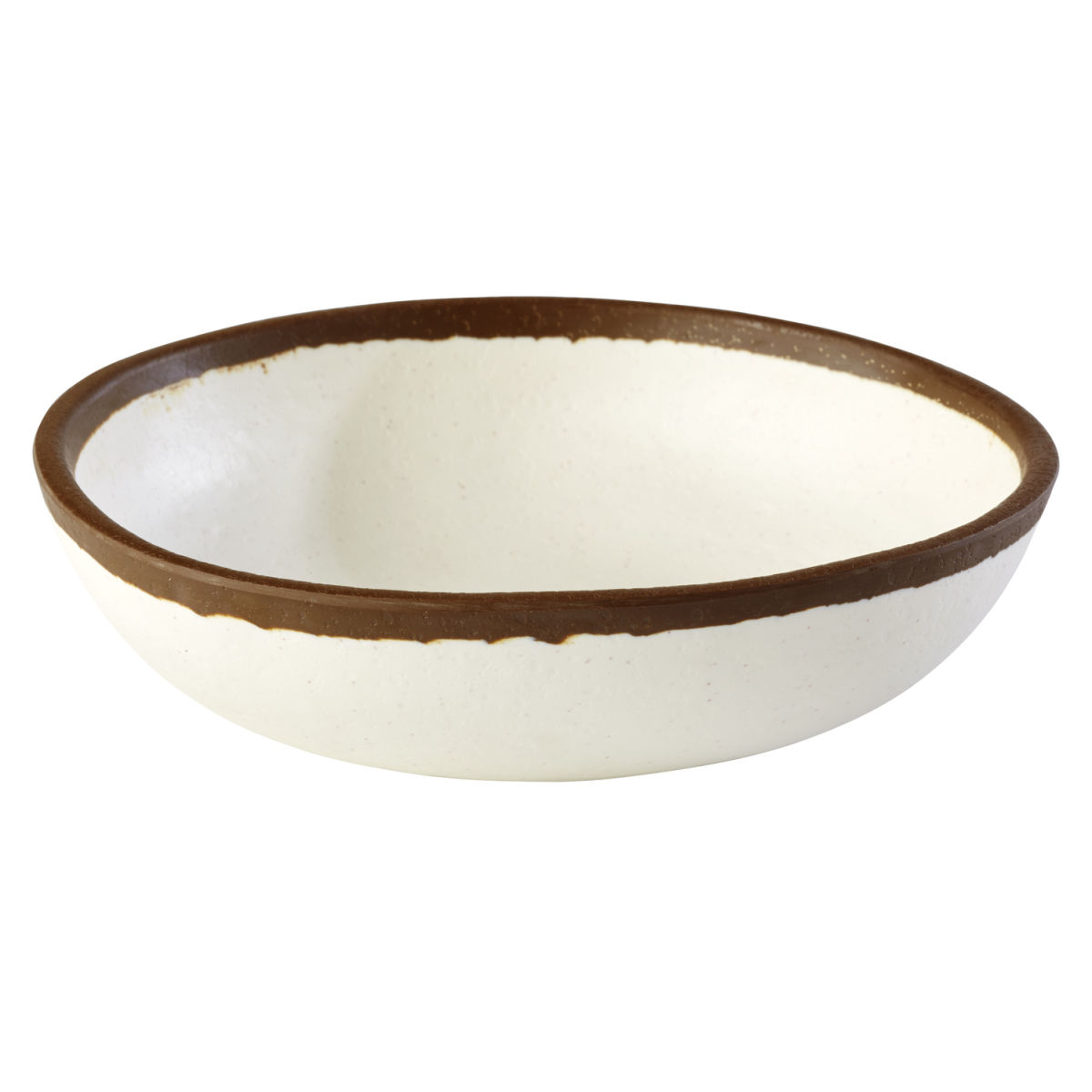 APS Schale CROCKER, Melamin 500 ml, 16.5x16.5x16.5x4 cm (LxBxØxH); beige/braun; rund