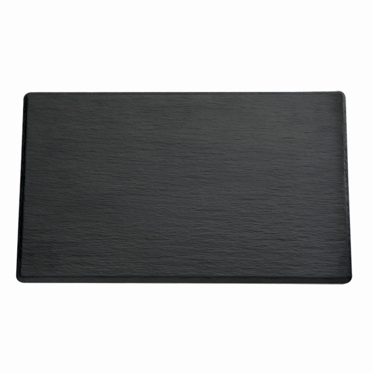 APS GN Tablett SLATE, Melamin GN 2/4, 53x16.2x1.2 cm (LxBxH); schwarz; rechteckig