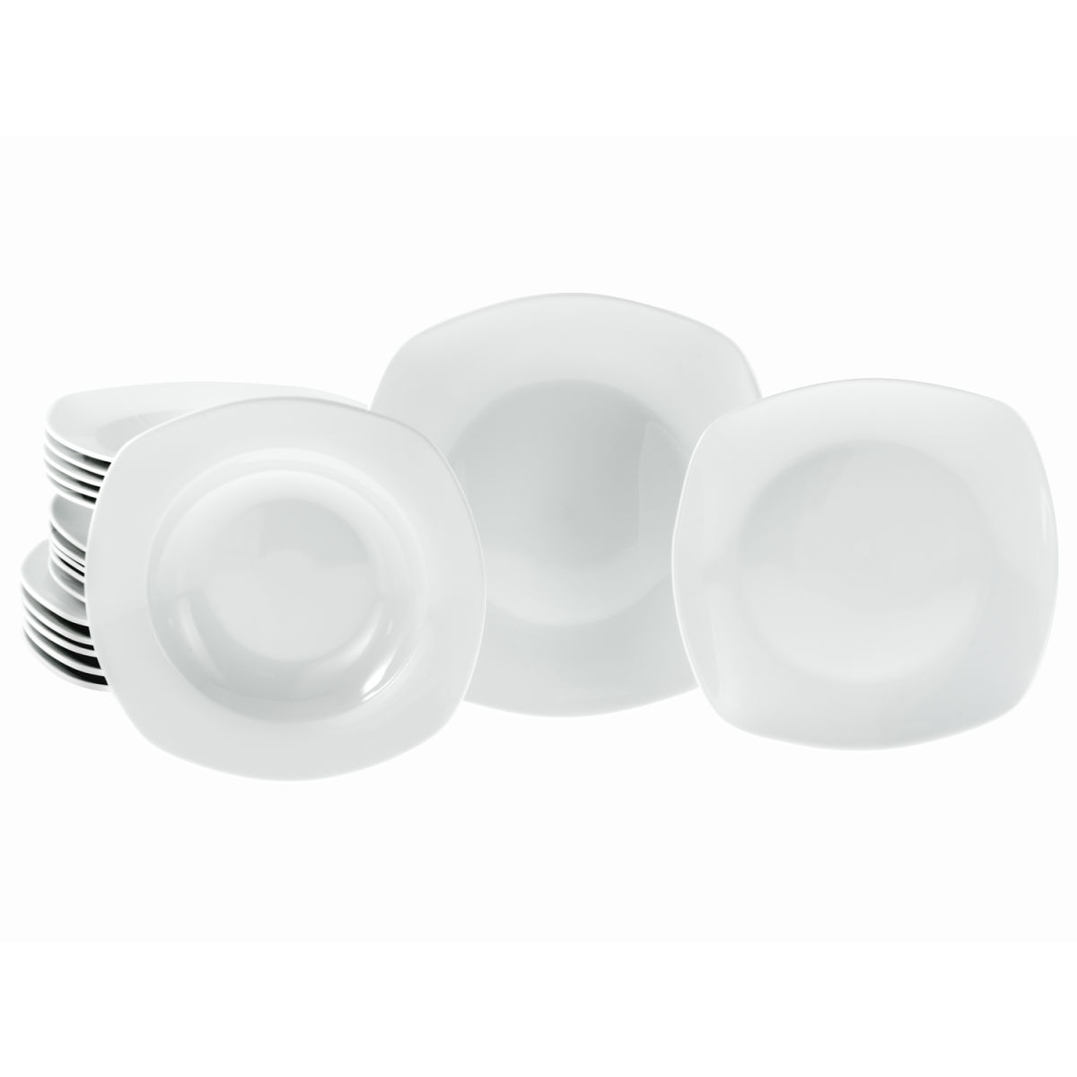 CreaTable Amelie weiss - Tellerset 18-tlg weiß
