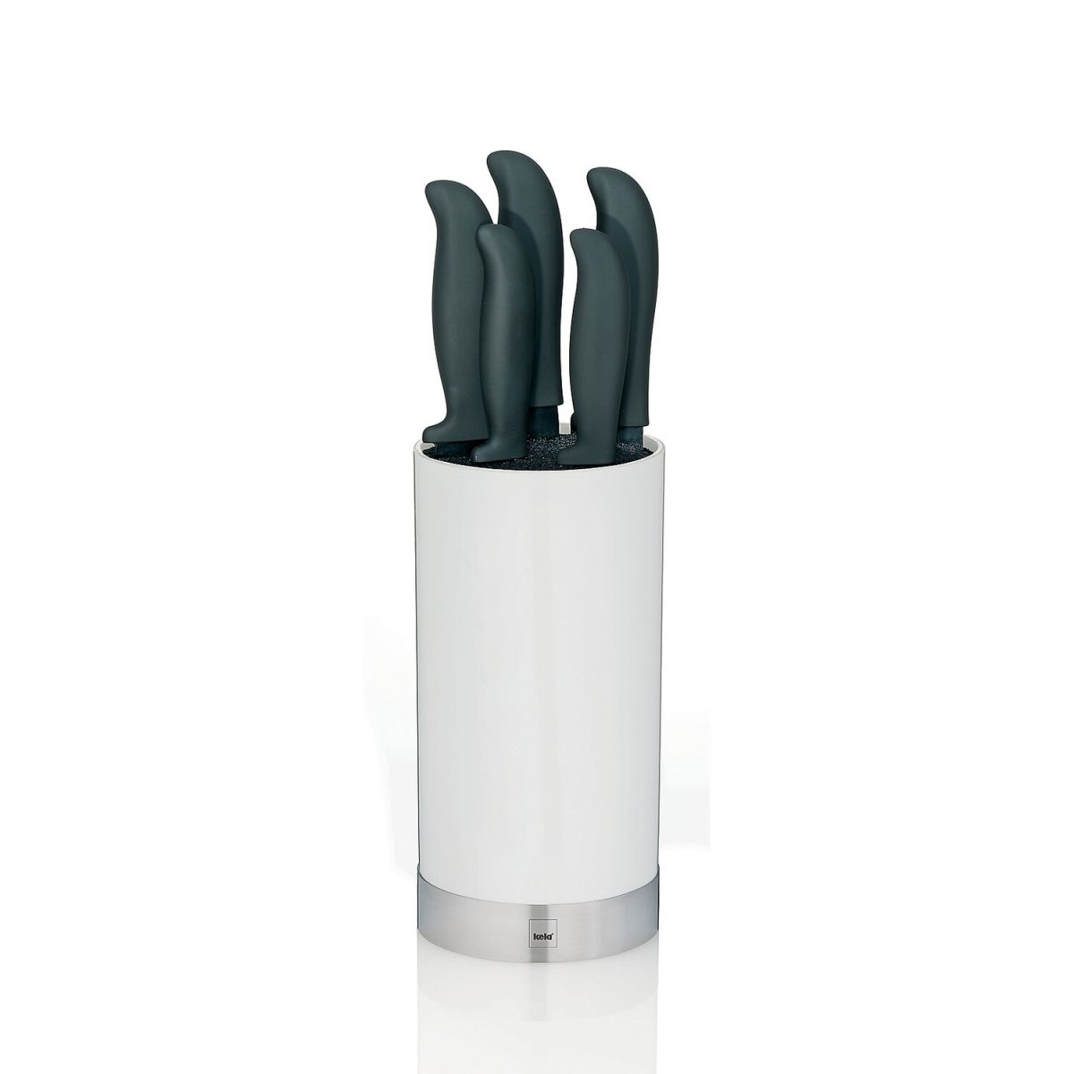 kela Messerblock Acida PP-Kunststoff 11x34.5 cm (ØxH); weiß; rund