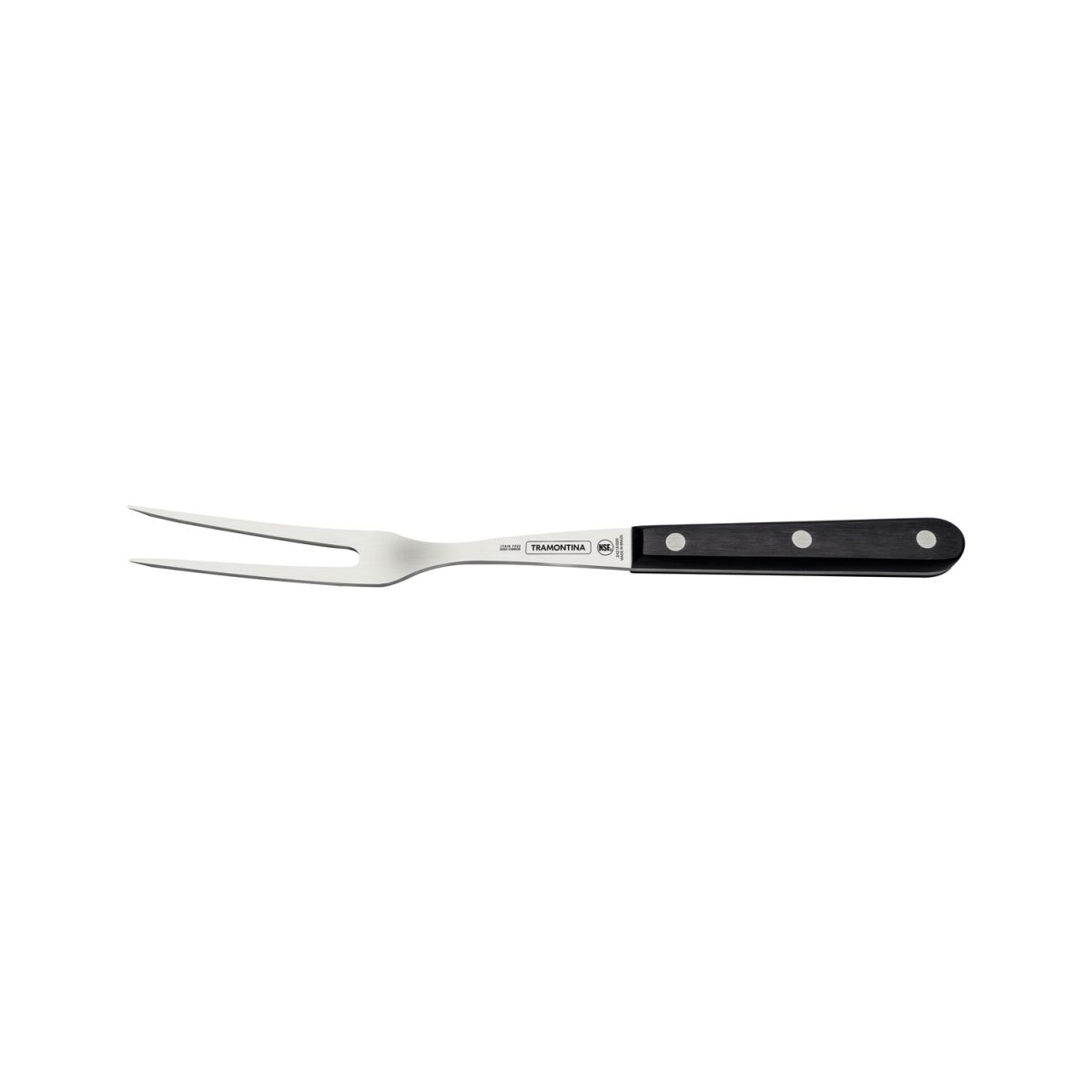 TRAMONTINA Tranchiergabel Century Klingenlänge 18 cm, 17.7 cm (L); silber/schwarz
