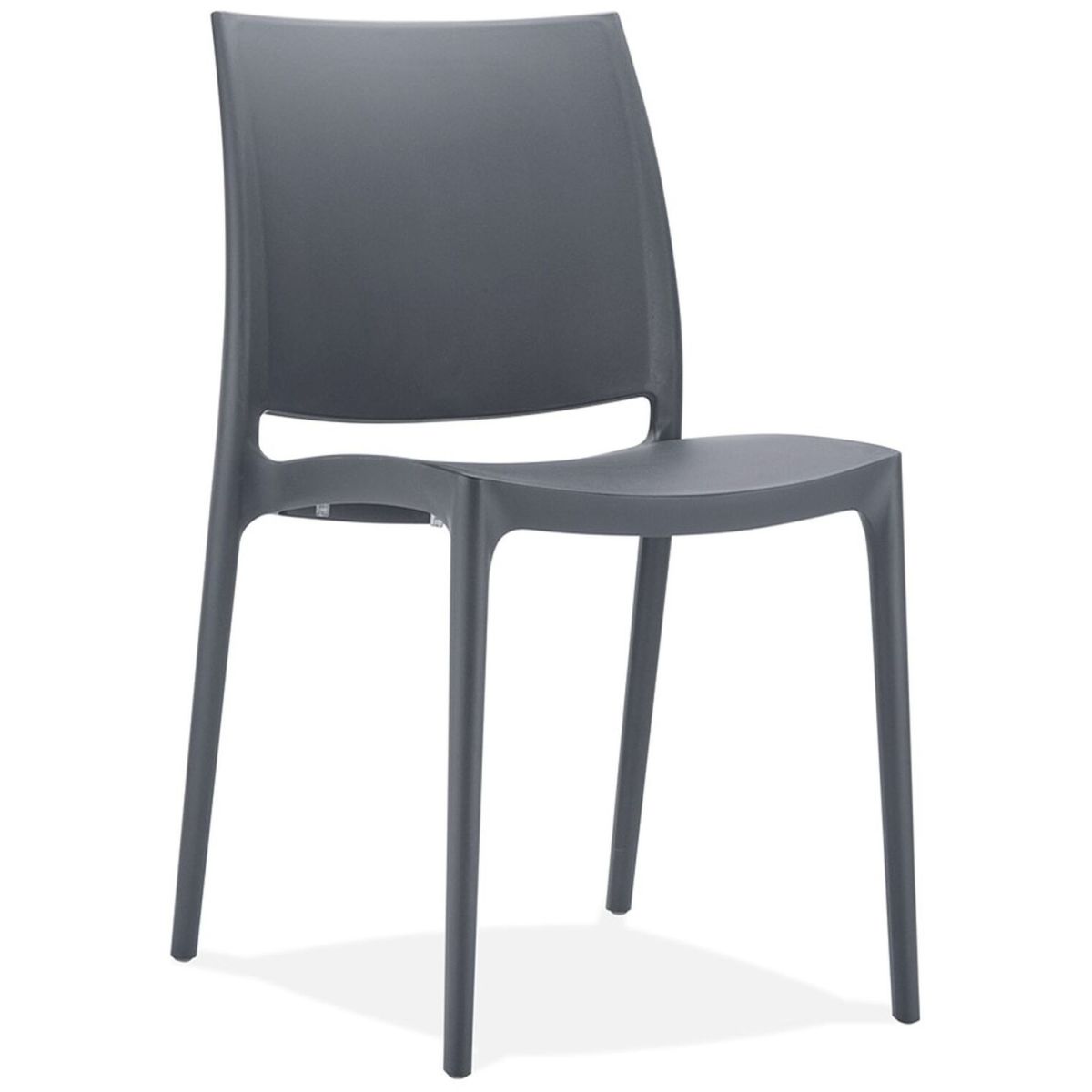 Légia Stuhl ENZO 46x42x81 cm (BxTxH); dunkelgrau