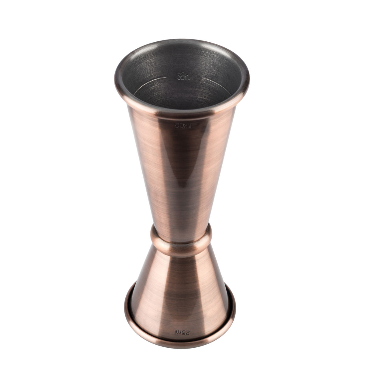 APS Barmaß, Edelstahl 0.5 l, 4x4.5x4.5x11.5 cm (ØxLxBxH); kupfer