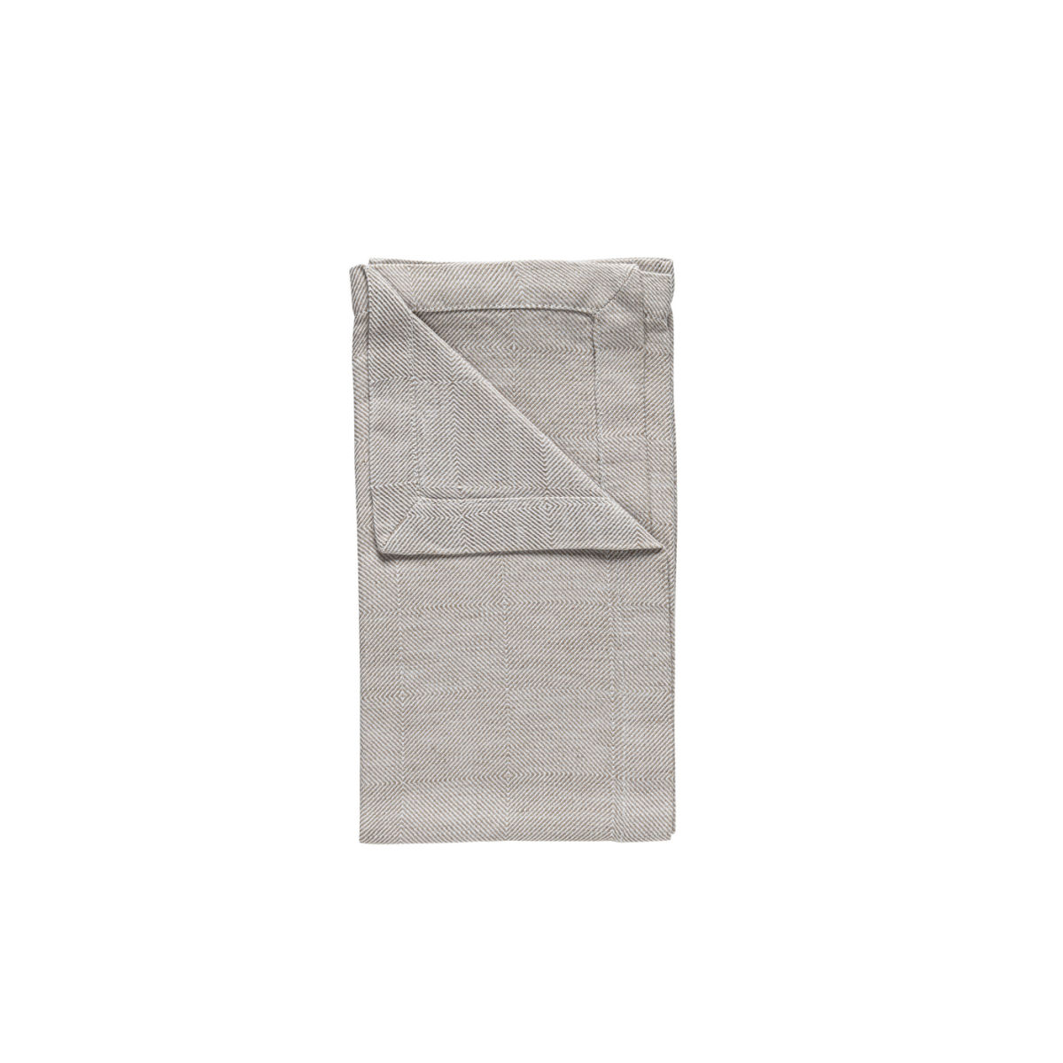 Costa Nova Serviette 50% LI 50% CO Emilia; 47x47 cm (BxL); grau; 8 Stück / Pack
