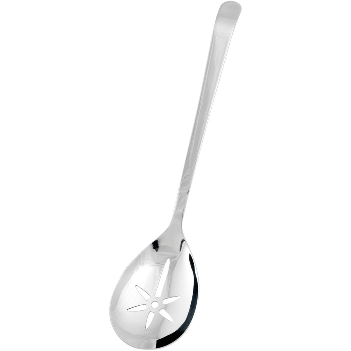 Stalgast Servierlöffel perforiert, hochglanzpoliert, aus einem Stück gefertigt, Stiellänge 31 cm 31x7.2 cm (LxB); silber