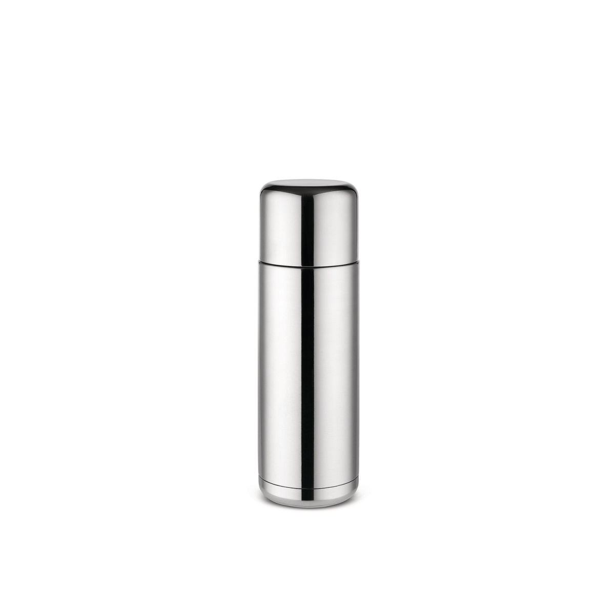 Alessi Nomu Doppelwandige Thermoskanne; 270 ml, 6.4x20 cm (ØxH); silber
