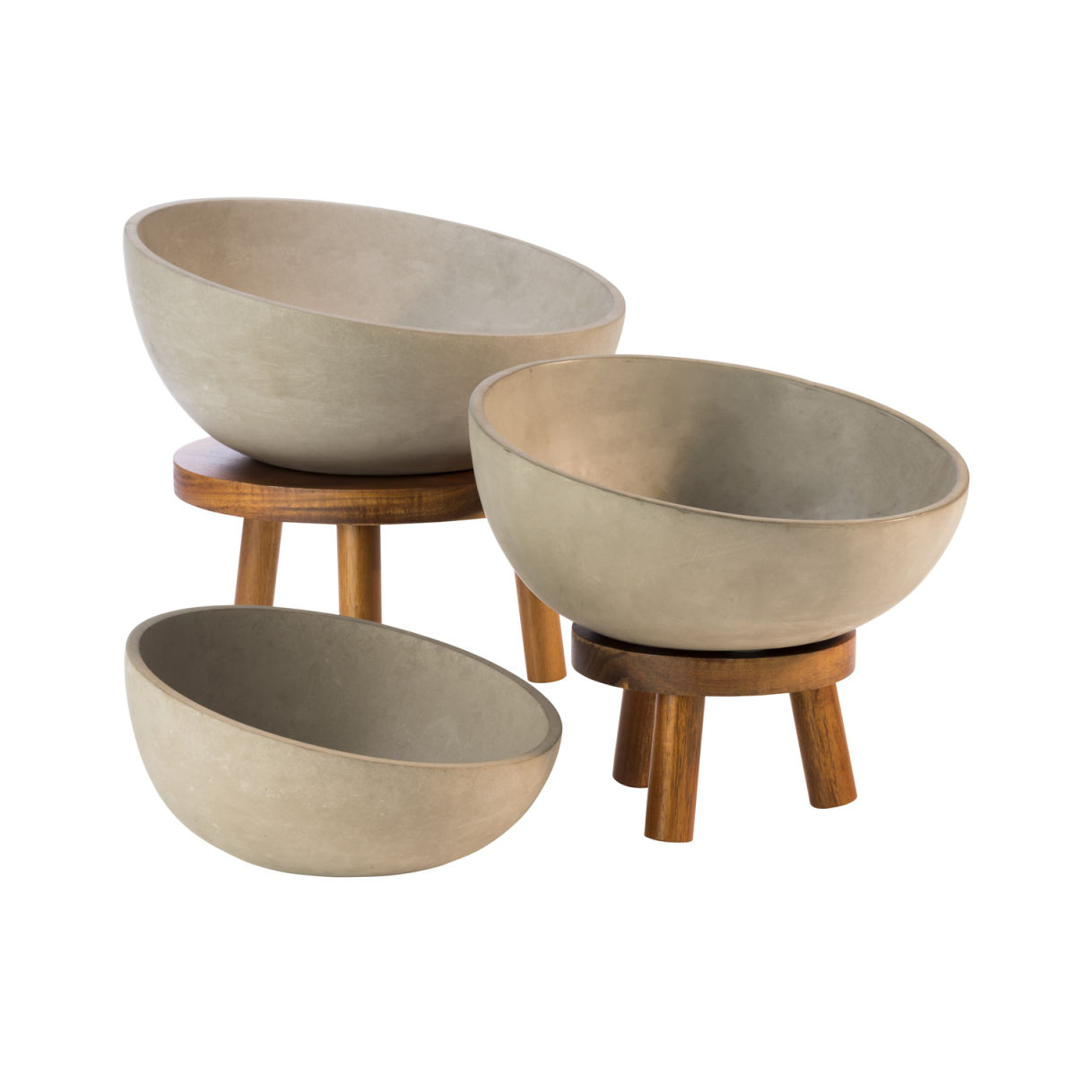 APS Buffetständer, Akazienholz 15x10 cm (ØxH); braun; rund