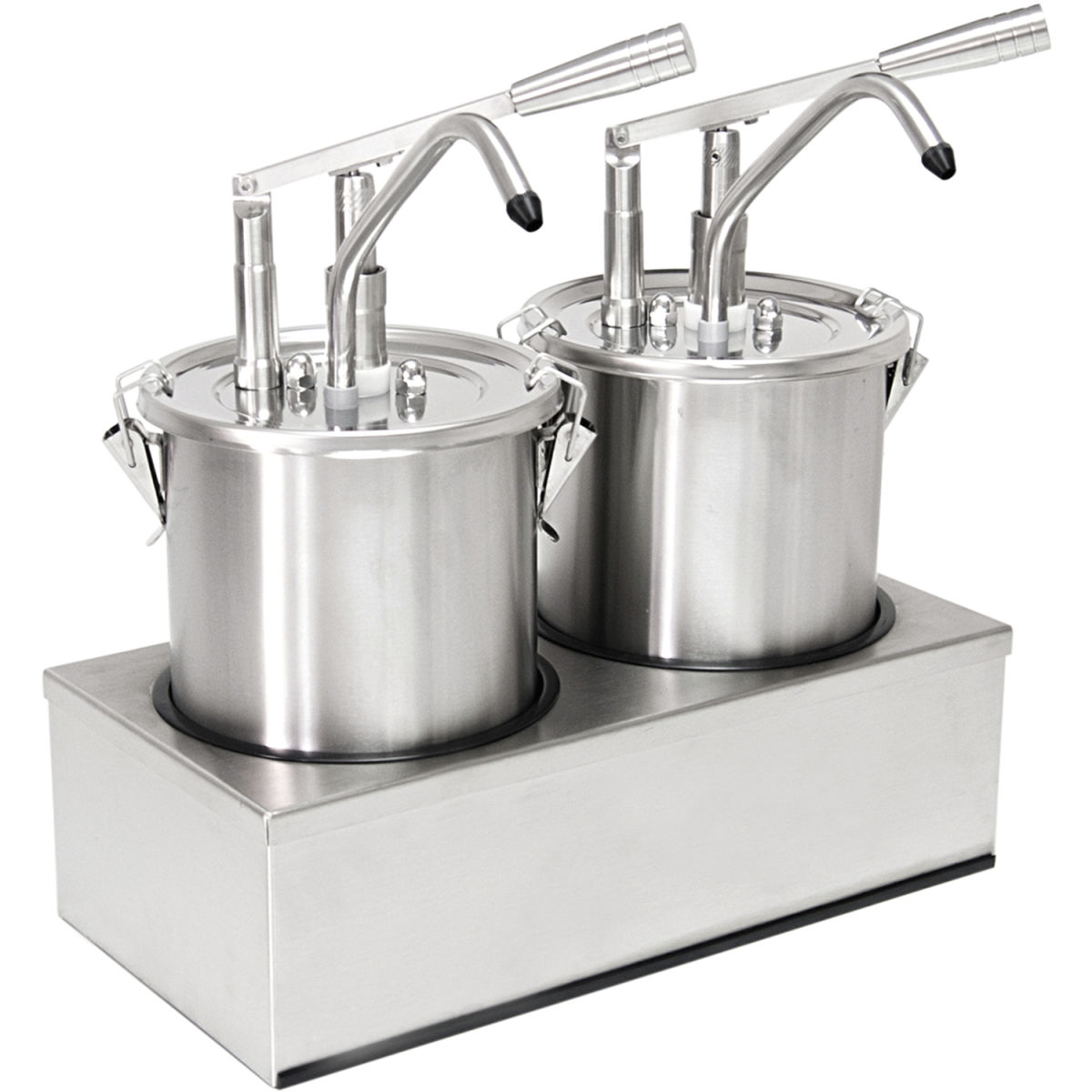 Schneider Hebel Dosierspender Edelstahl 4500 ml, 18x40x20x44 cm (ØxLxBxH); edelstahl