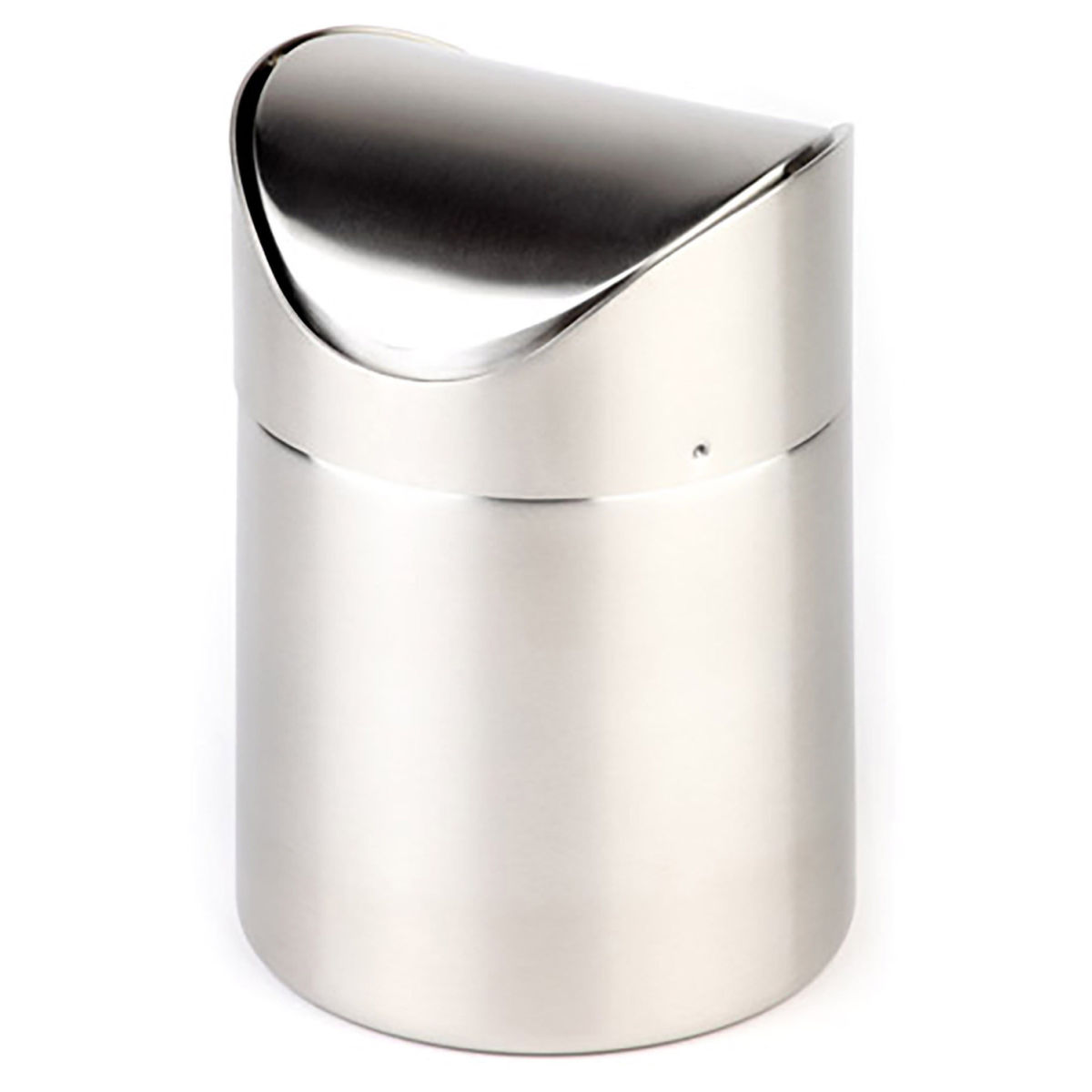 APS Tischrestebehälter SNAP; 700 ml, 10x10x10x13 cm (LxBxØxH); silber; rund