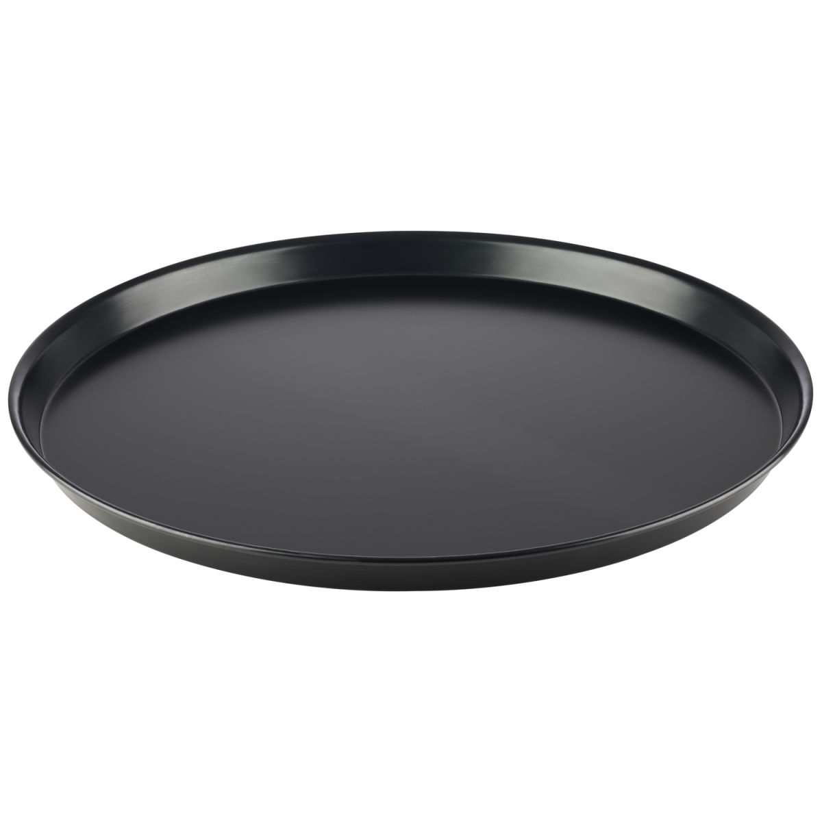 APS Pizzablech, Blaublech (nicht beschichtet), rund; 50x50x3.5x50 cm (LxBxHxØ); schwarz