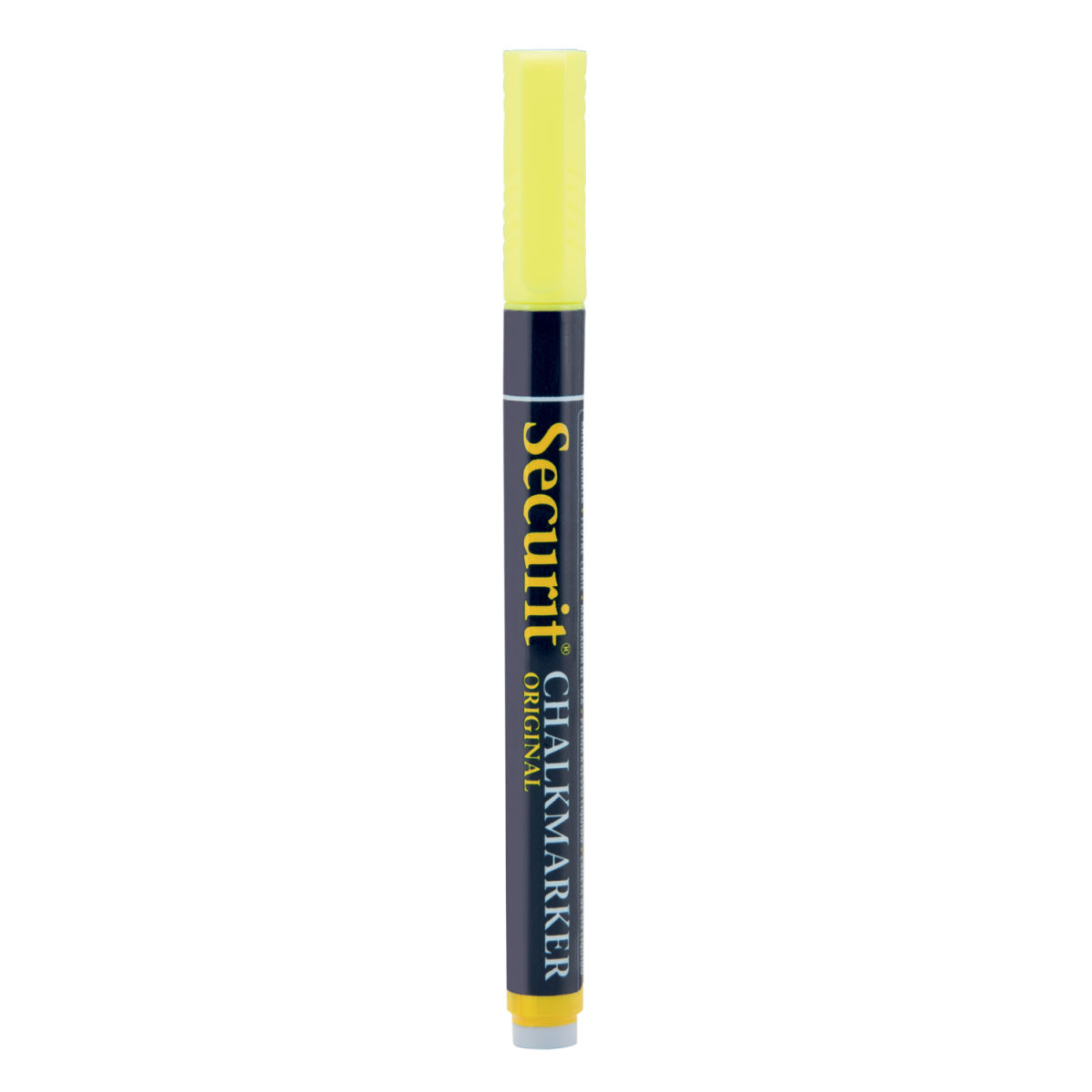 Pennarello a gesso liquido Punta tonda 1-2mm Securit; 1.5 cm (L), lunghezza carattere 15 mm; giallo