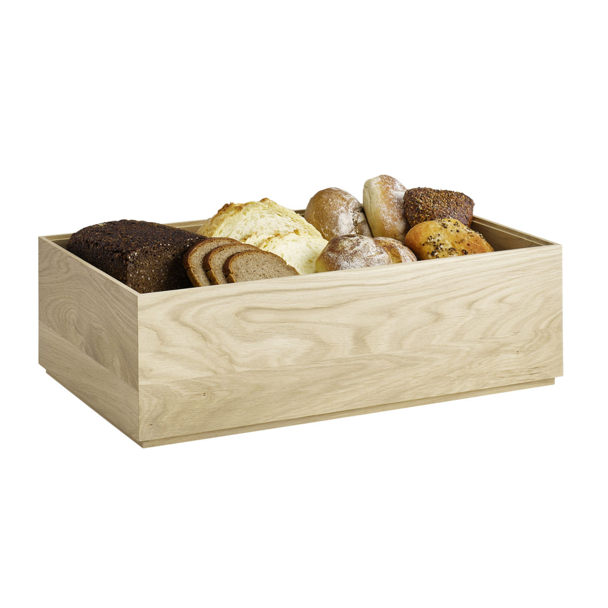 APS GN 1/1 Holzbox VALO, Eichenholz (geölt); GN 1/1, 53x32.5x16.5 cm (LxBxT); braun