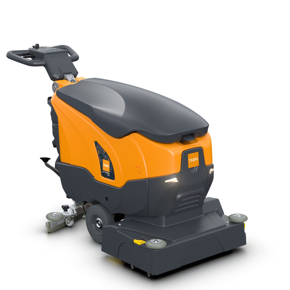Diversey ULTIMAXX 900 RB45 P, Next-Gen Scheuersaugmaschine, antriebslos, 20L Tank und 45cm Doppelwalze orange/grau
