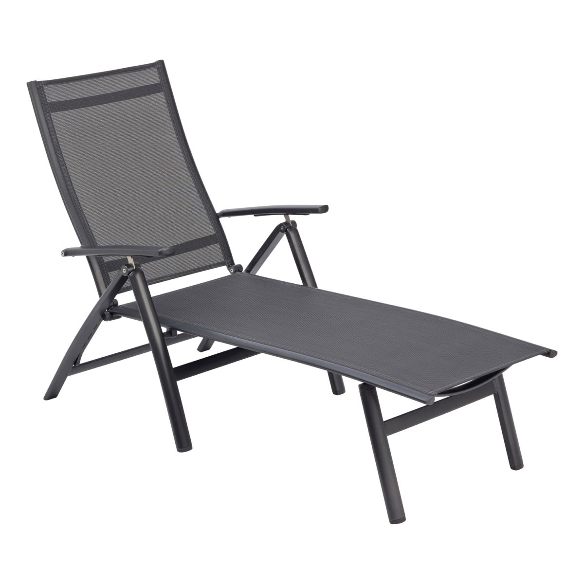 KETTLER Klappliege LEGATO; 150x71x105 cm (LxBxH); anthrazit; Gestell anthrazit