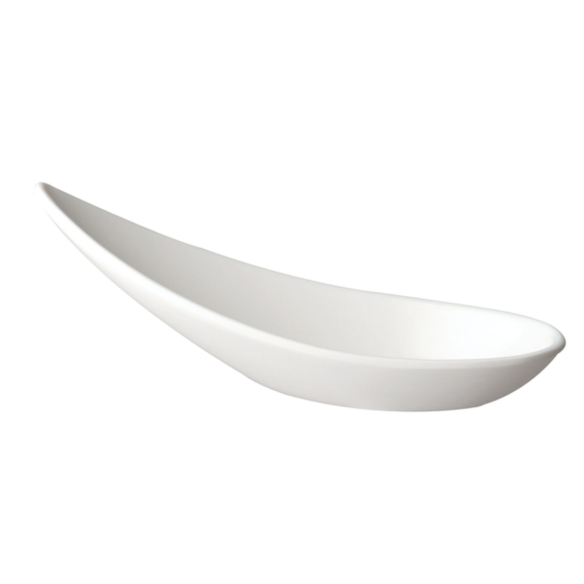 APS Fingerfoodlöffel FRIENDLY, aus gebrauchtem Kunststoff (PET) 11 cm (L); weiß; 12 Stück / Pack
