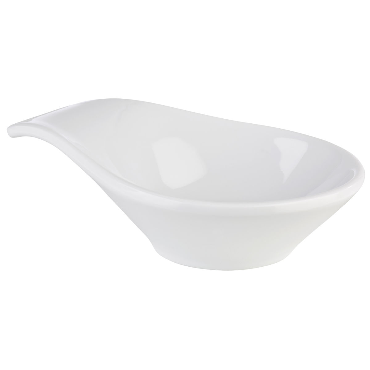 APS Schale FRIENDLY, aus recyceltem Kunststoff (PET), klein 60 ml, 11.5x7.5x3 cm (LxBxH); weiß; 12 Stück / Pack